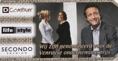 Genomineerd voor de Ondernemersprijs 2008